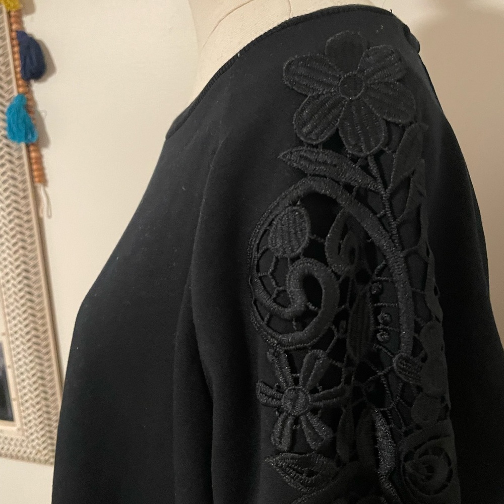 Gloria Vanderbilt black sweatshirt NWOT xxl - Picture 5 of 7